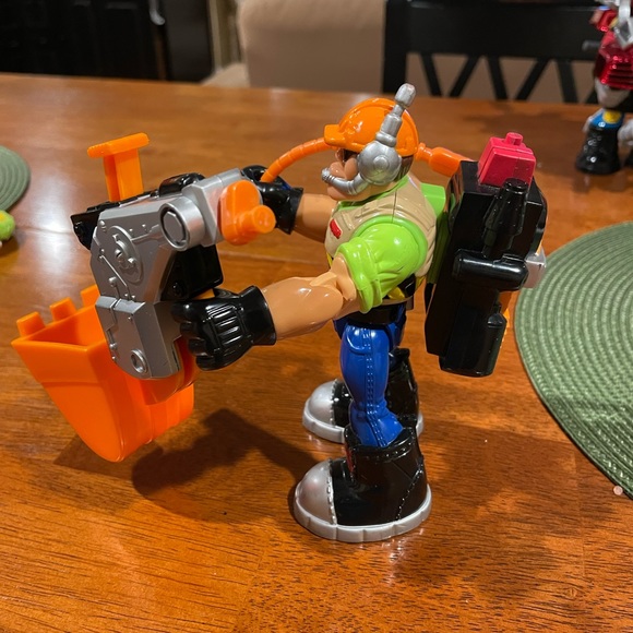 Vintage 1999 Rescue Hero, Jack Hammer, Construction Worker with accessor… - Picture 2 of 5